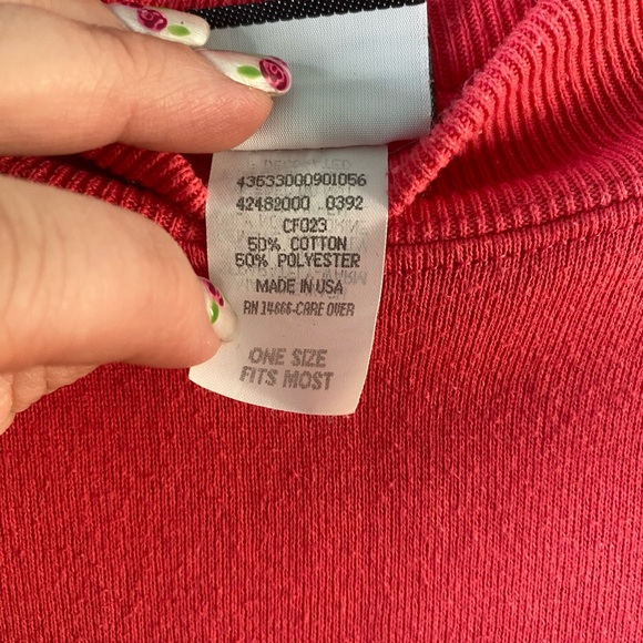 Vintage OSFM Lee heavyweight coral crew neck sweater - Picture 3 of 5